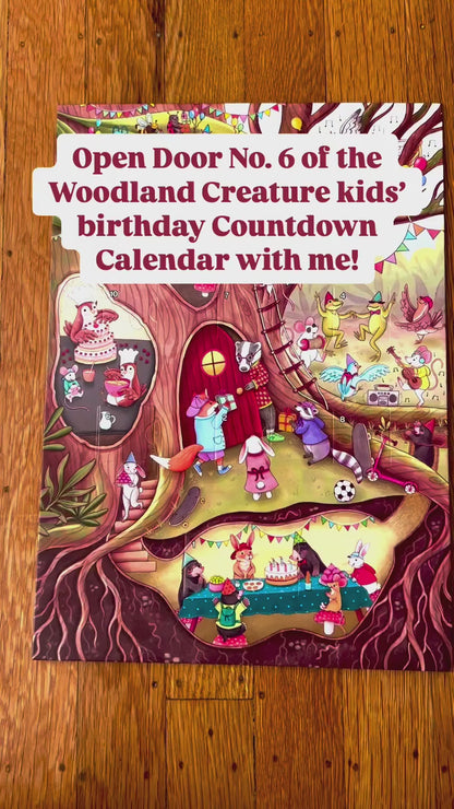 Woodland Creature Birthday Countdown